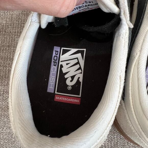 Vans Gilbert Crockett Marshmallow Gum Skate Shoes Men's 8 rare & discontinued - Picture 12 of 13